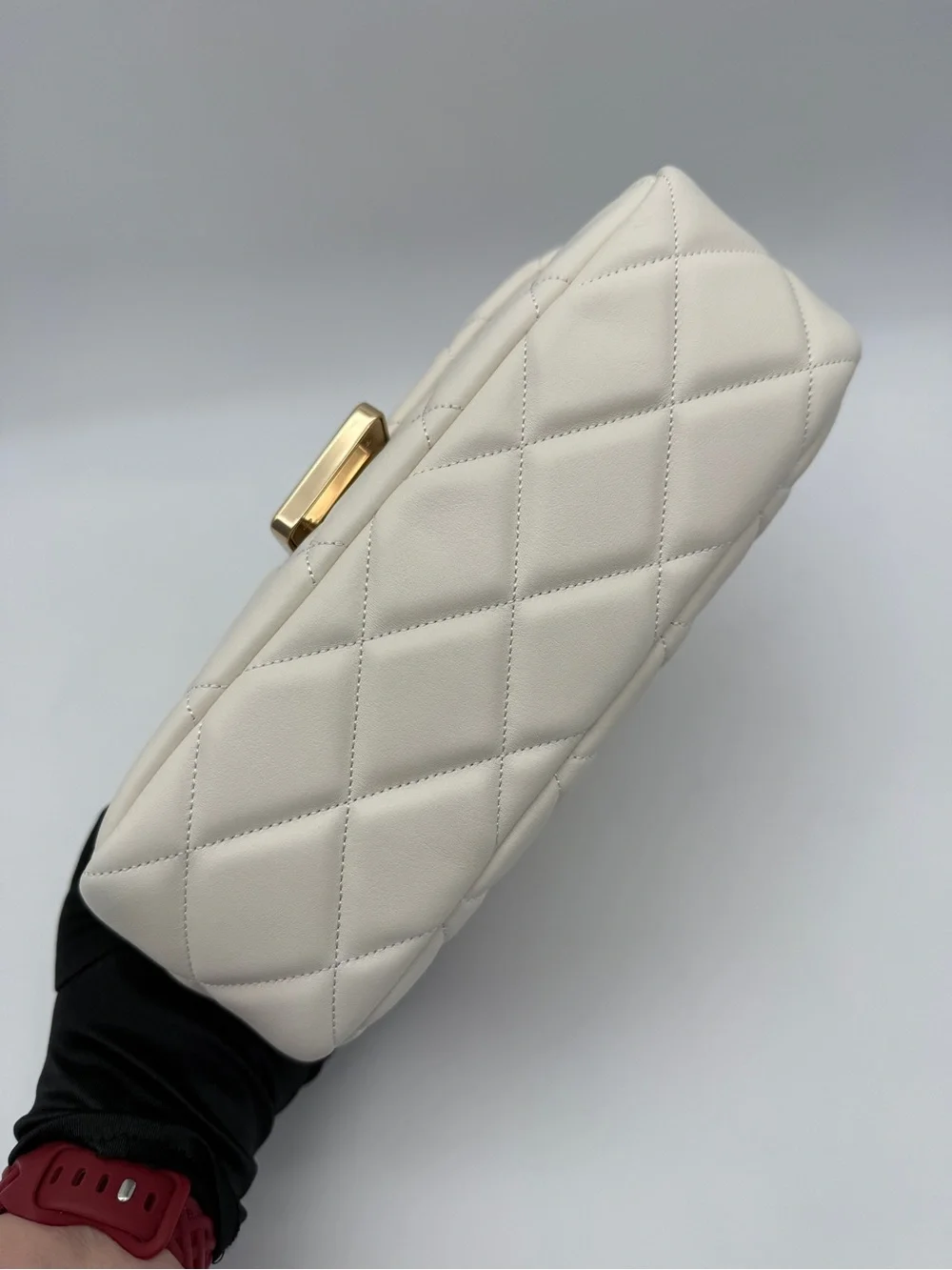 Kate Spade Carey Quilted Small Flap Crossbody Meringue